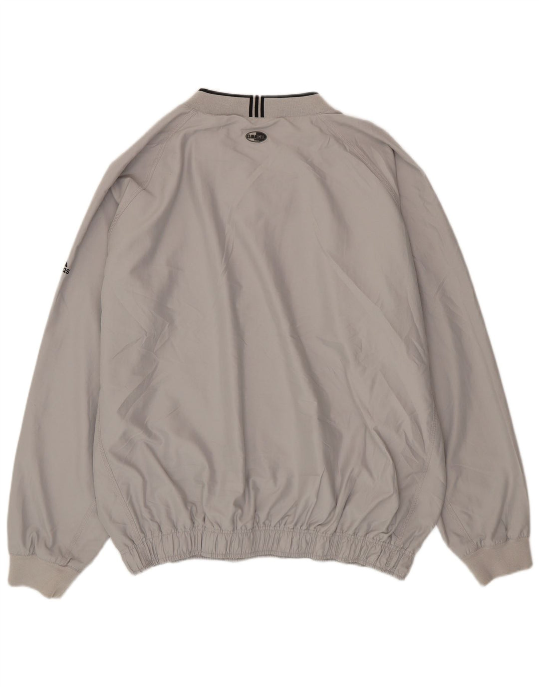 ADIDAS Mens Climashell Pullover Loose Fit Tracksuit Top Jacket 2XL Grey Vintage Adidas and Second-Hand Adidas from Messina Hembry 