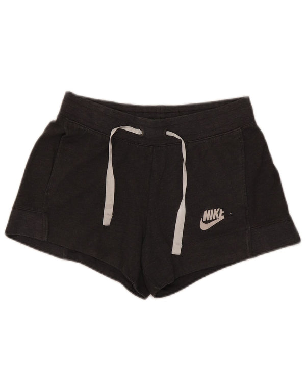 Pantaloncini sportivi Nike da donna UK 10 piccoli in poliestere grigio