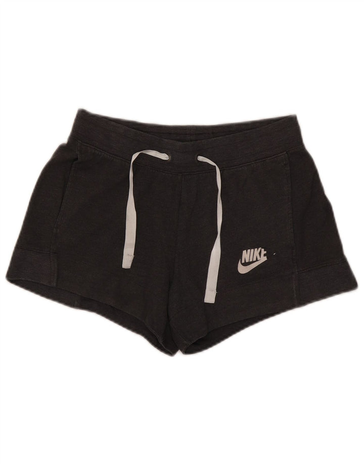 Pantaloncini sportivi Nike da donna UK 10 piccoli in poliestere grigio