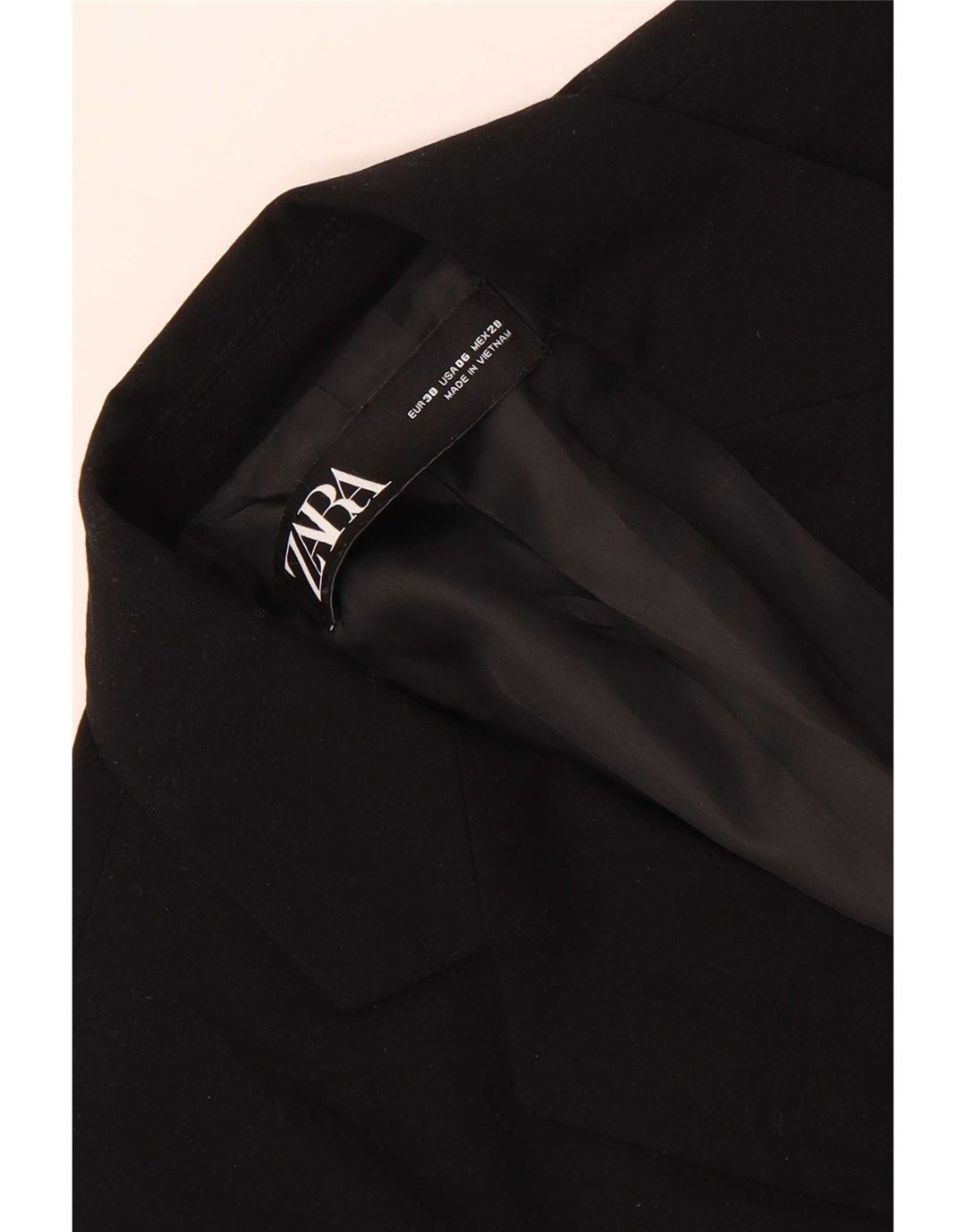 Giacca blazer a 1 bottone da donna Zara EU 38 piccola nera