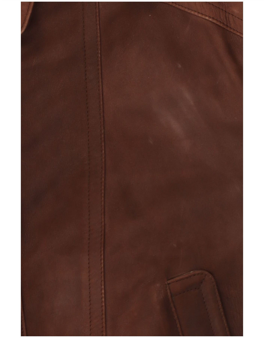 Giacca in pelle da uomo Hidepark UK 40 grande in pelle marrone