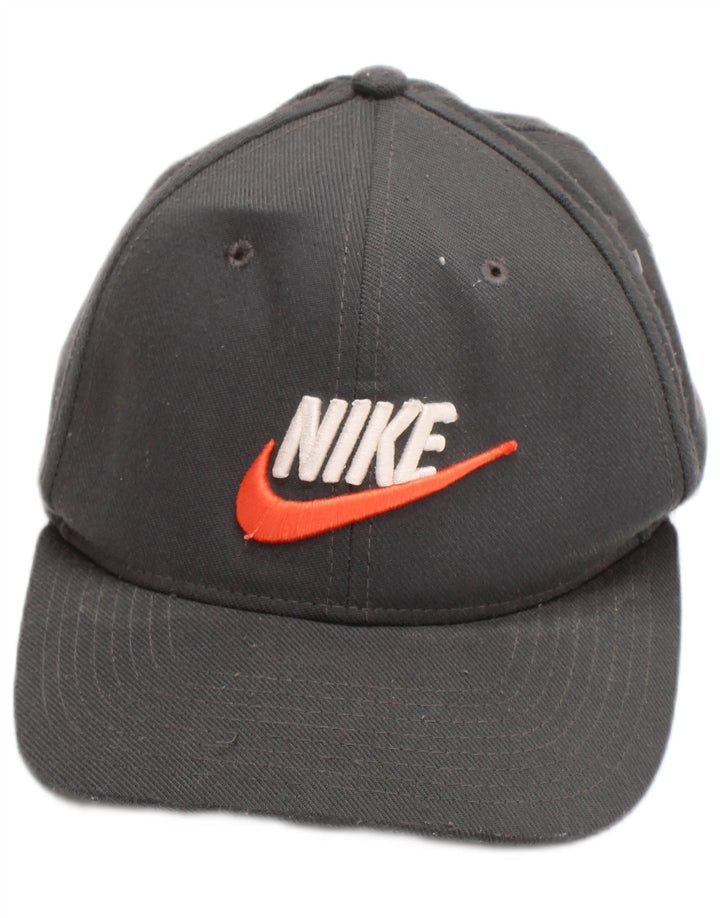 Berretto da baseball grafico Nike Dri Fit da uomo piccolo/medio in poliestere grigio