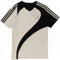 T-shirt da uomo Adidas Top Small bianca color block