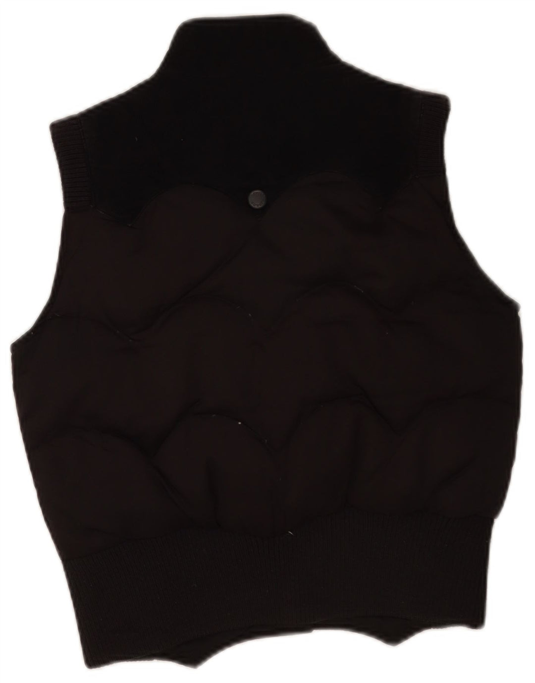 Gilet imbottito corto da donna Levi's UK 10 piccolo poliestere nero