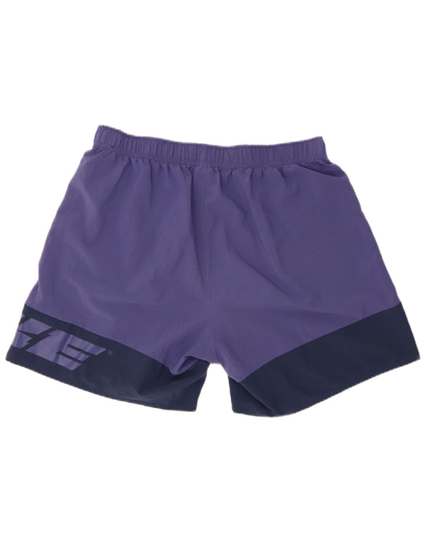 Pantaloncini sportivi Adidas da uomo con vestibilità standard grafica XL viola color block