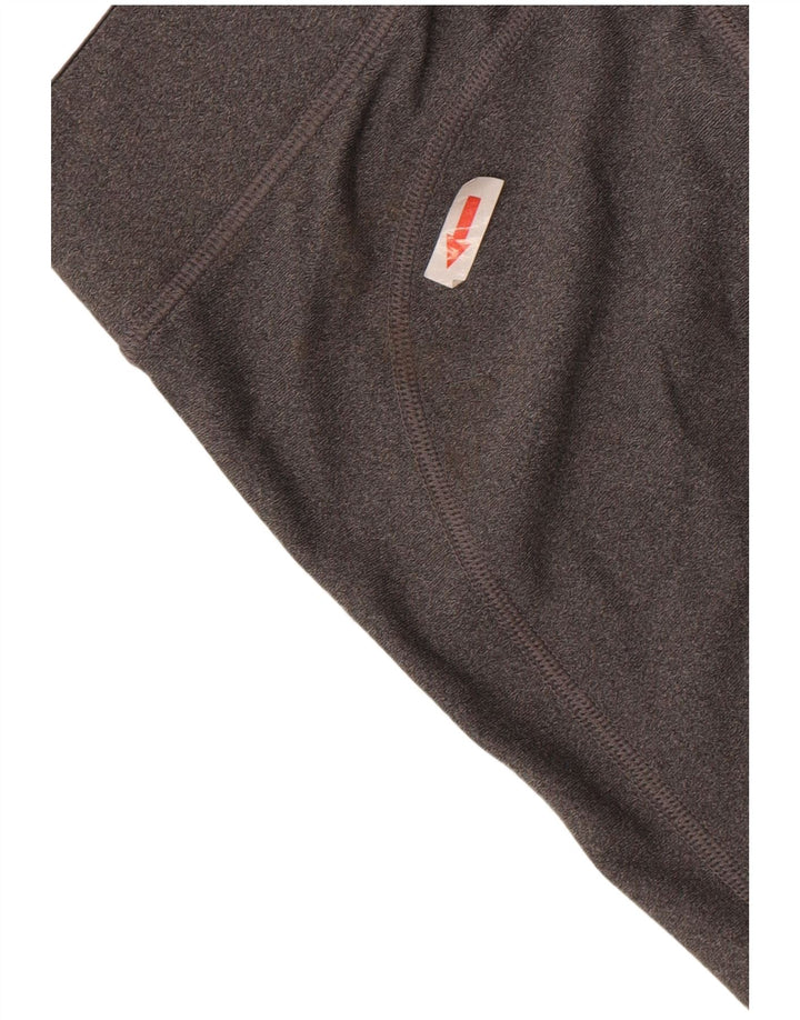 Leggings Capri da donna Under Armour UK 10 piccolo poliestere grigio