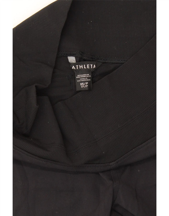 ATHLETA Womens Tracksuit Trousers Joggers UK 6 XS  Black Polyester Vintage Athleta and Second-Hand Athleta from Messina Hembry 