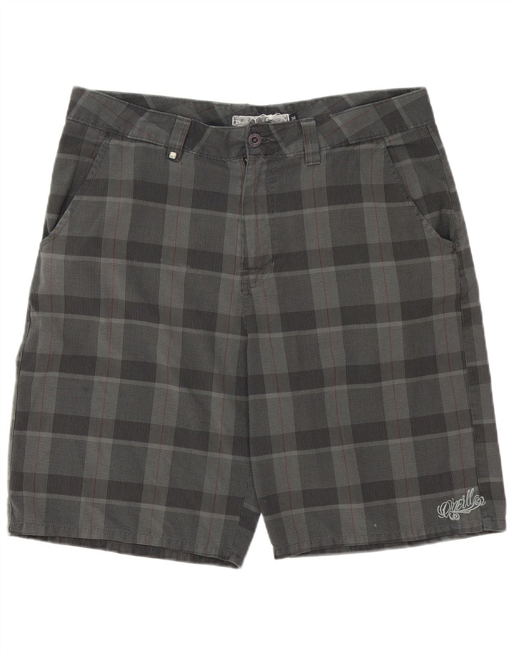 Pantaloncini chino da uomo O'Neill W36 grande pied de poule grigio