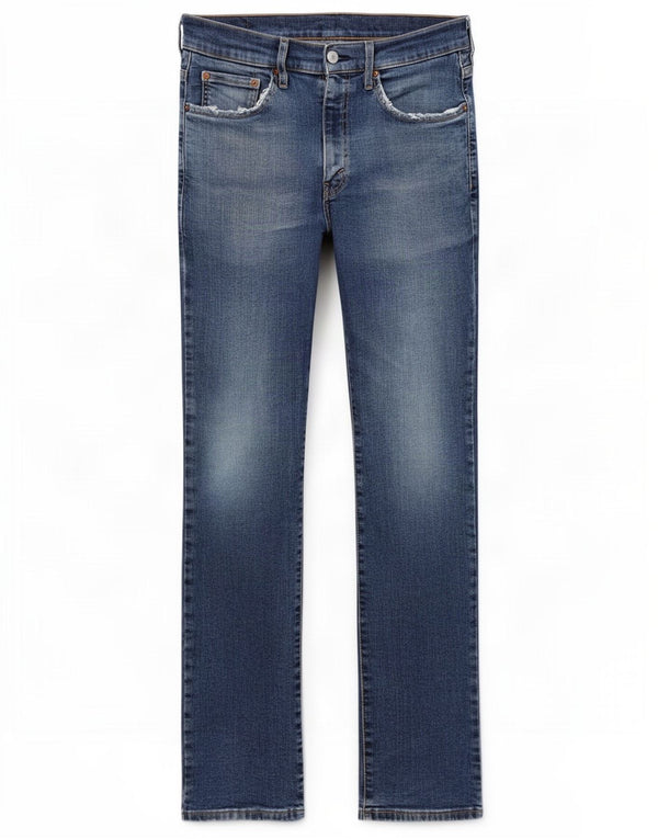 Jeans dritti slim fit 514 da uomo Levi's W34 L32 cotone blu