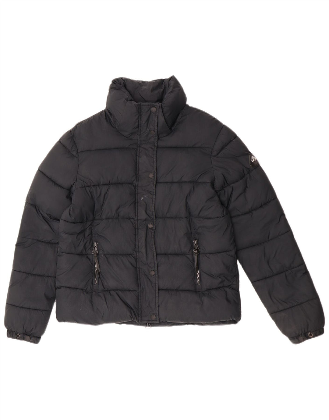Giacca imbottita da donna Superdry UK 8 Small nylon nero