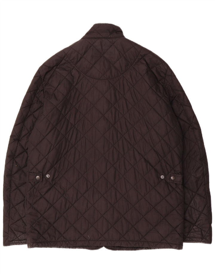 Giacca trapuntata da uomo Barbour UK 40 grande poliestere nero