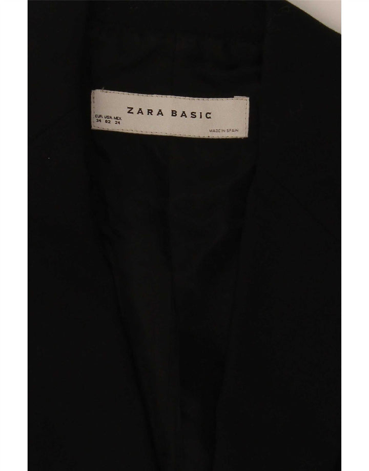 Giacca blazer a 1 bottone da donna Zara EU 34 2XS nera