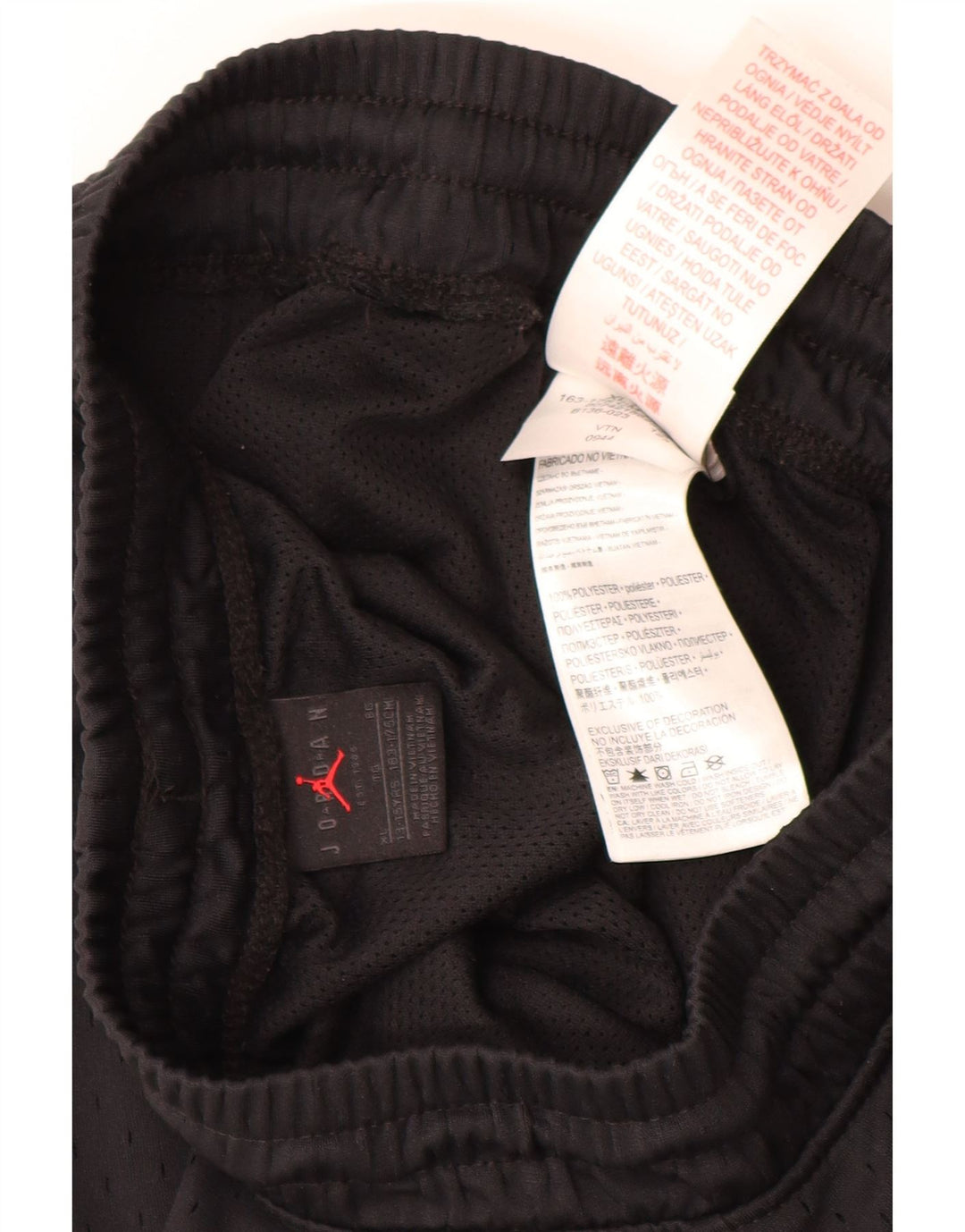 Pantaloncini sportivi JORDAN da ragazzo 13-14 anni XL poliestere nero