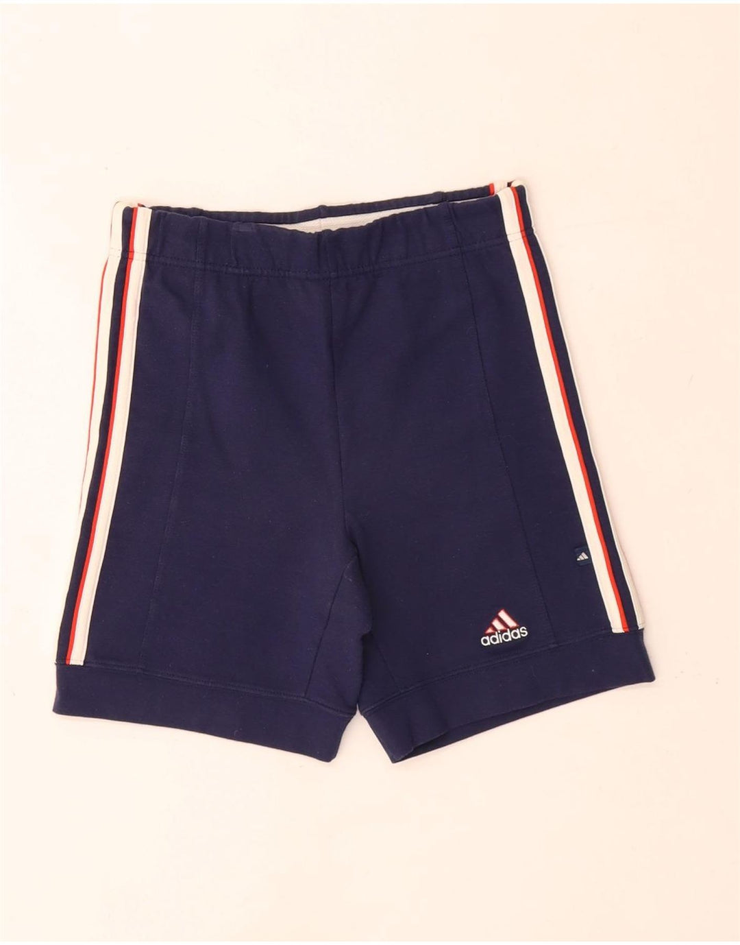 Pantaloncini sportivi Adidas da donna UK 12 medio cotone blu navy