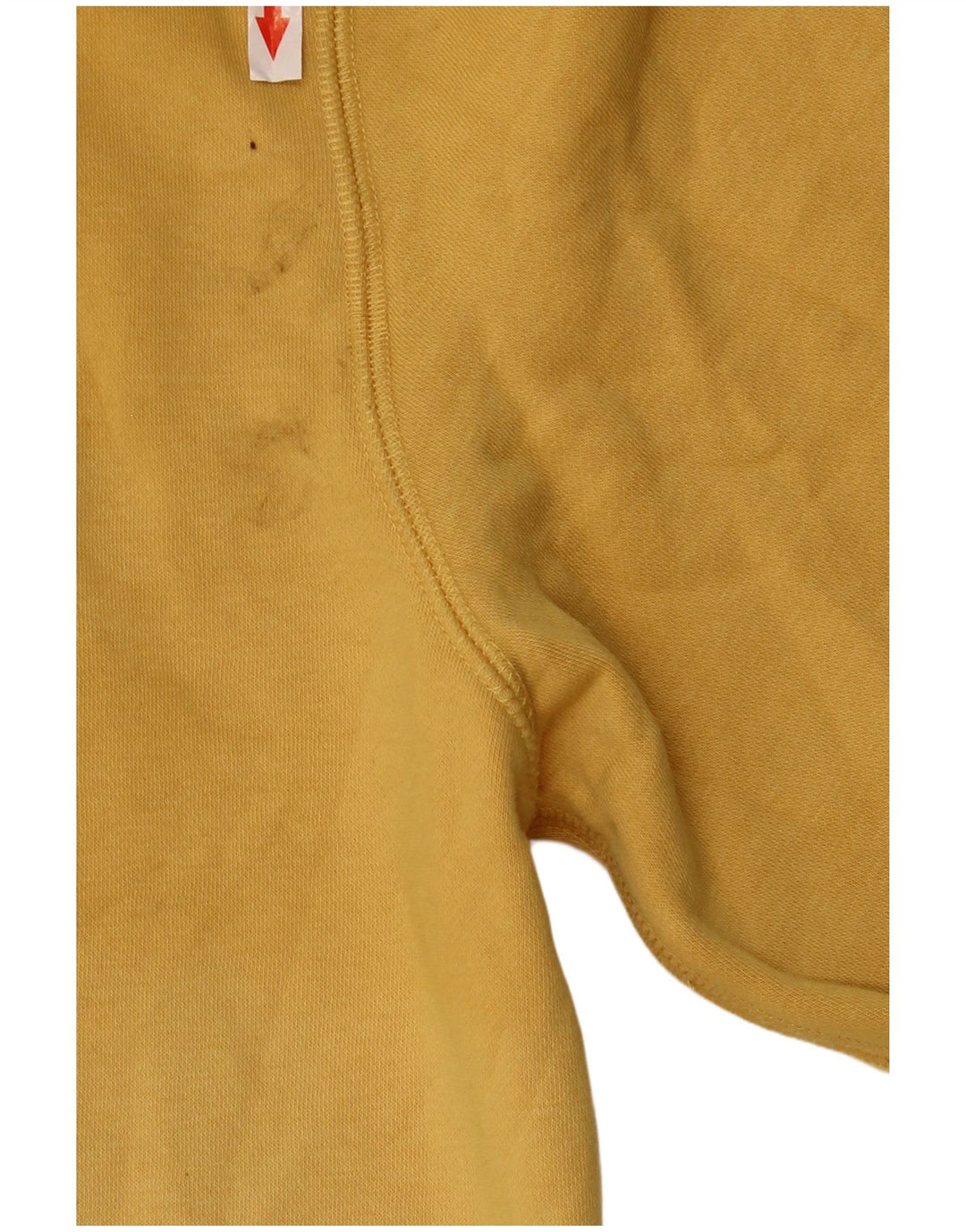 Maglione con cappuccio grafico da uomo CHAMPION piccolo giallo