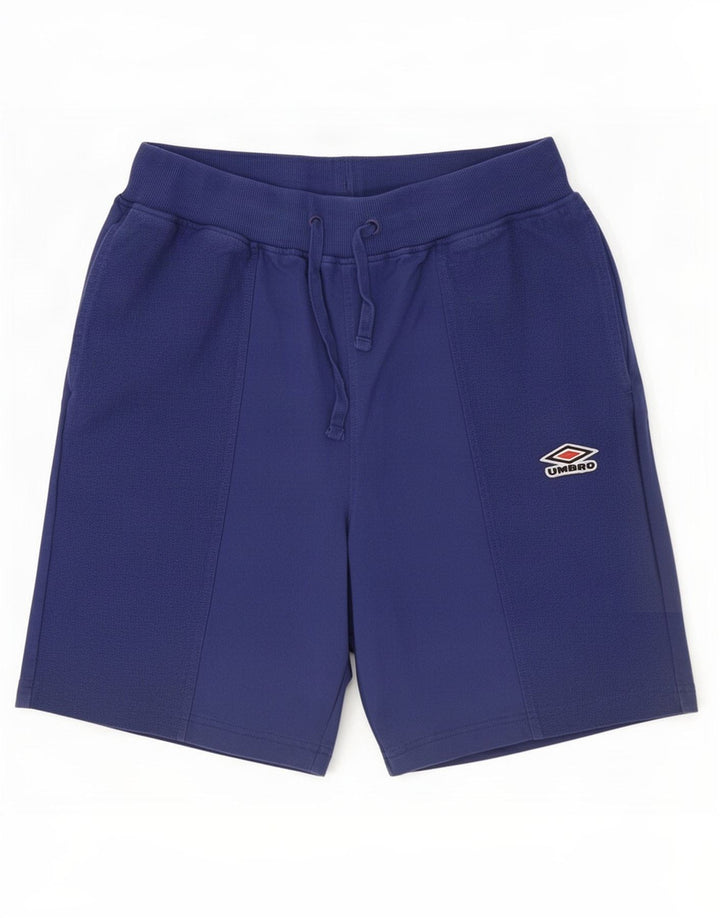 Pantaloncini sportivi Umbro da uomo grandi in cotone blu