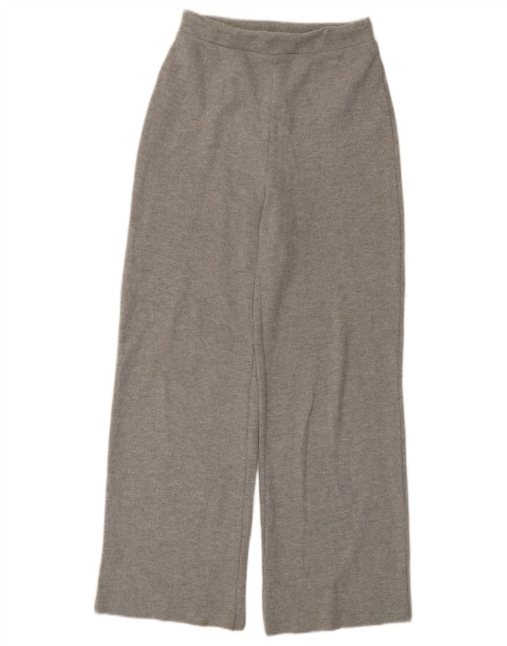 Pantaloni da tuta da donna Zara UK 8 Small Poliestere chiazzato grigio