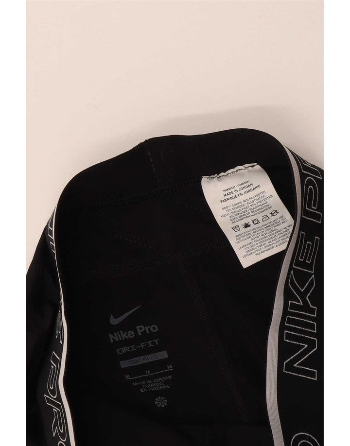 Leggings Nike Dri Fit Graphic Capri da uomo in poliestere nero medio