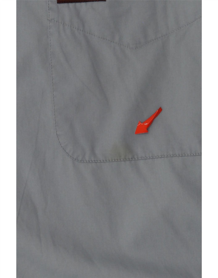 Camicia da uomo Marlboro Classics Large in cotone blu