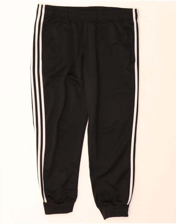 Adidas Mens Tracksuit Trousers Joggers Medium  Black Polyester