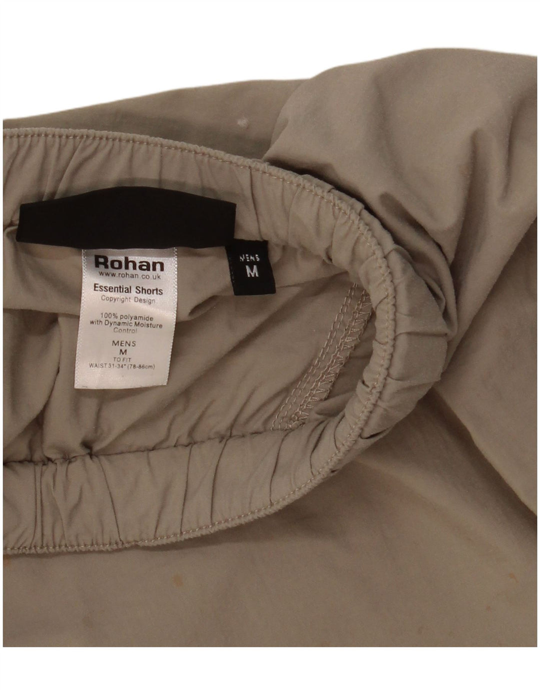 Pantaloncini chino da uomo Rohan medi W32 Beige poliammide