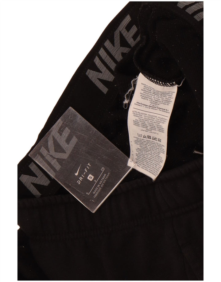 Pantaloni da tuta Nike Dri Fit da uomo, pantaloni da jogging, piccoli, in poliestere nero