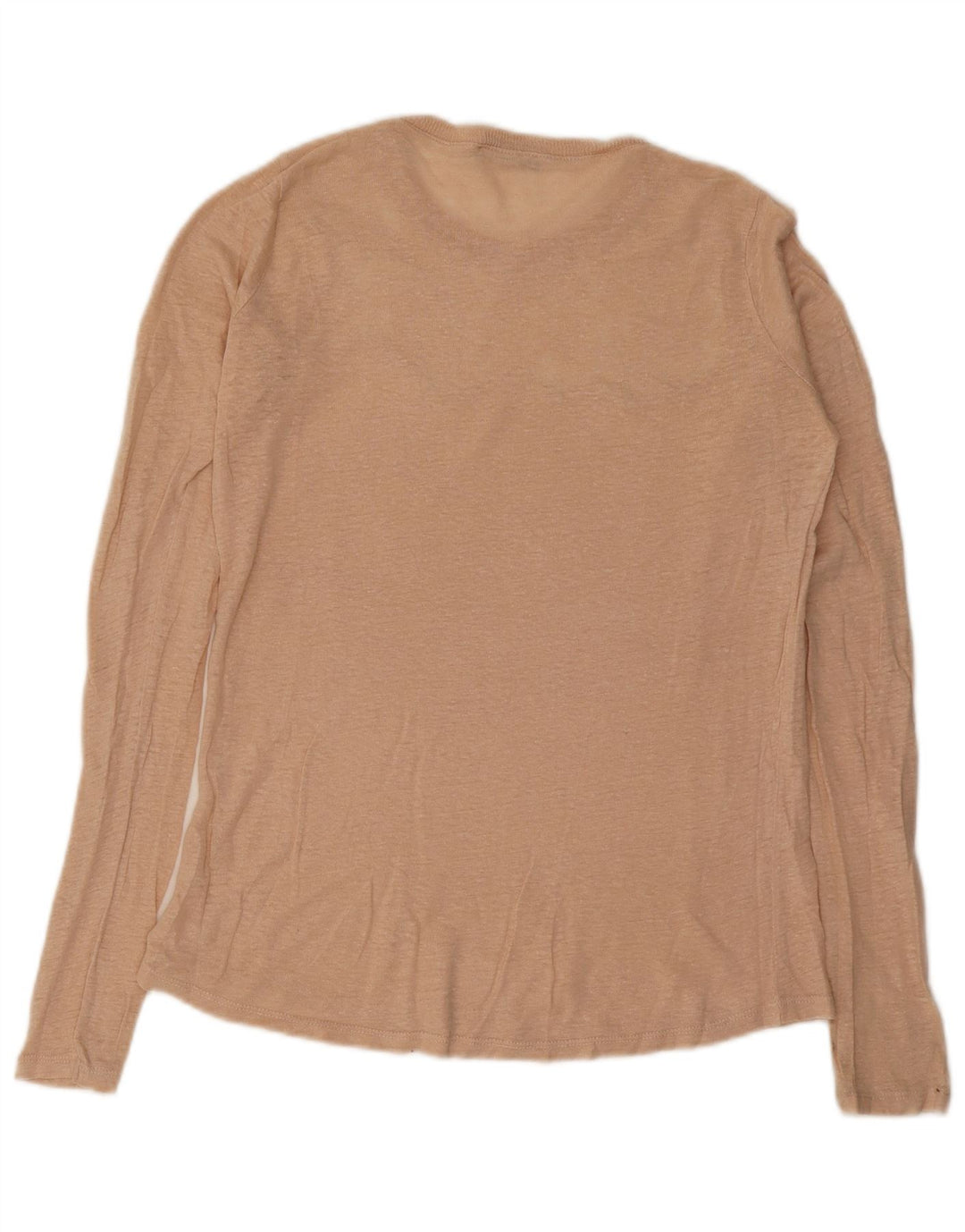 Top Zara da donna a maniche lunghe UK 10 Small Beige