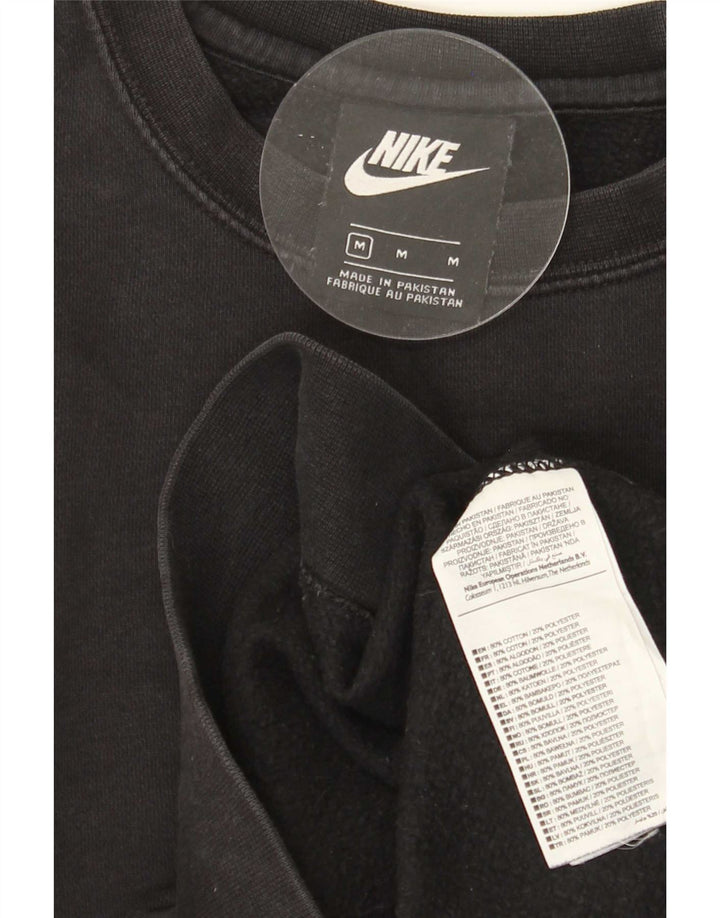 Felpa Nike Uomo Maglia Media Cotone Nero
