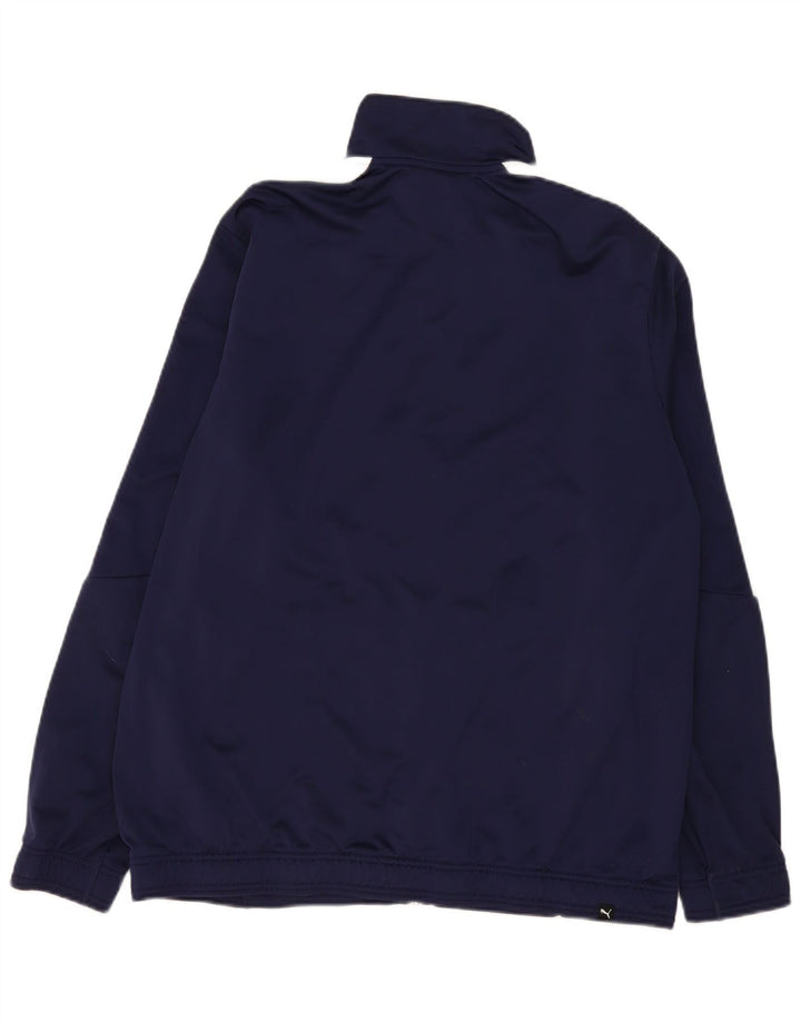 Giacca da tuta da uomo Puma 2XL Blu Navy Colourblock