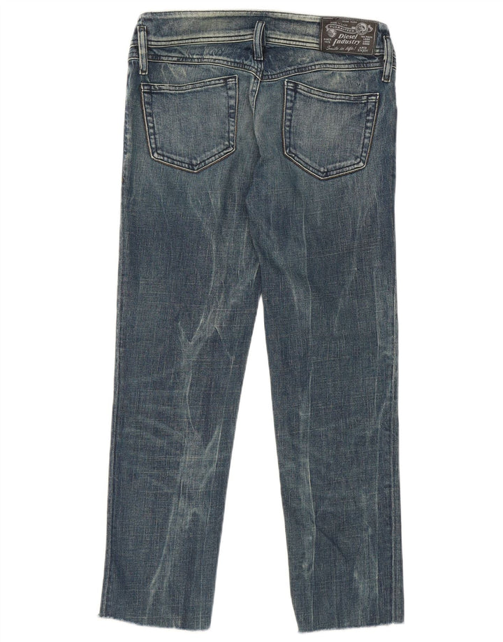 Jeans dritti da donna Diesel Matic W29 L27 cotone blu