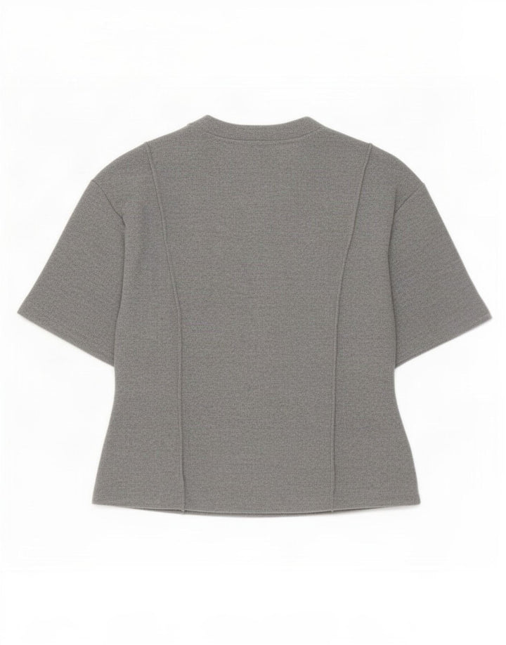 T-shirt da donna Marks & Spencer Top UK 16 grande poliestere grigio