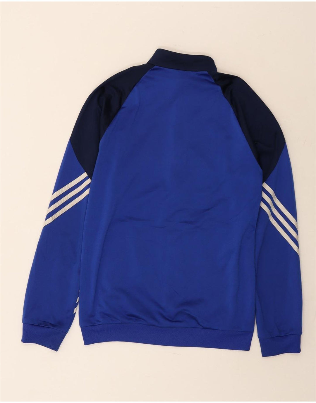 Giacca da ginnastica da uomo Adidas Small Blue Colourblock in poliestere