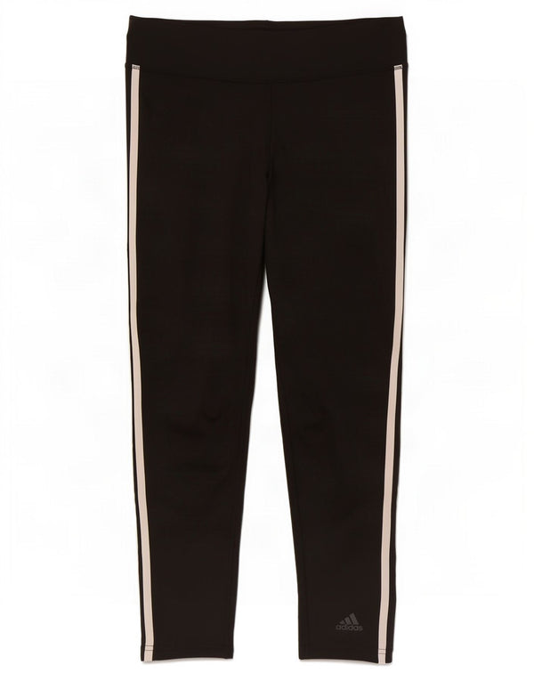 Leggings Adidas Climalite da donna UK 12/14 Poliestere nero medio