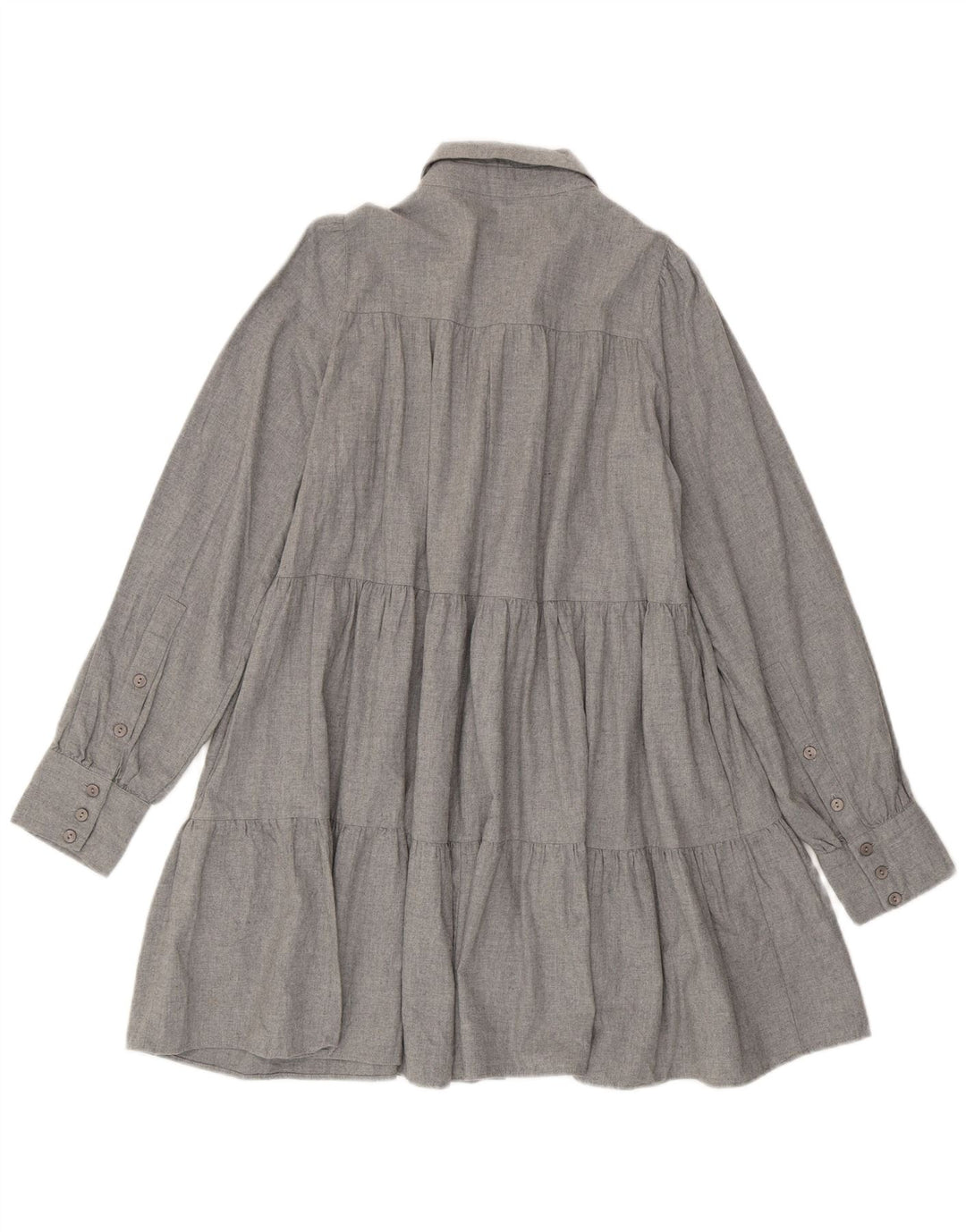 Abito chemisier oversize da donna Zara UK 6 XS Grigio