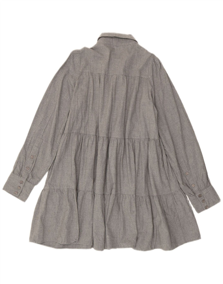 Abito chemisier oversize da donna Zara UK 6 XS Grigio