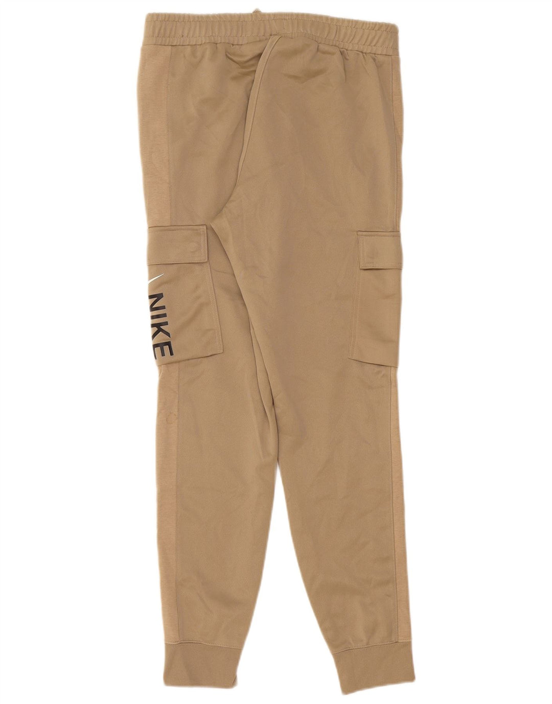 Pantaloni da tuta Nike da uomo Cargo, pantaloni da jogging, piccoli, in poliestere beige