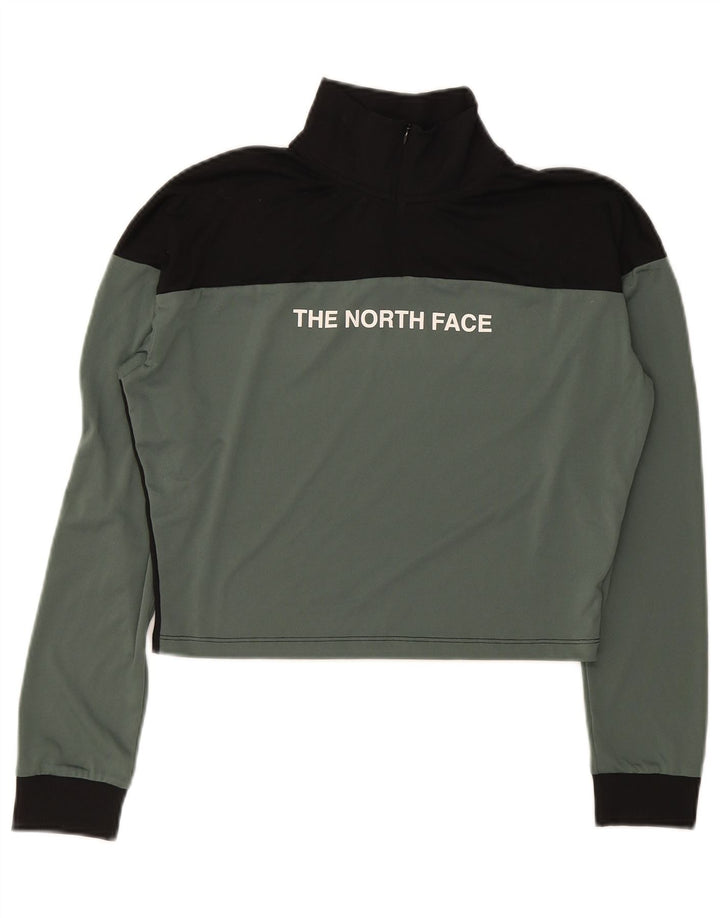 The North Face Maglietta da donna con grafica pullover Top UK 14 Medium Cachi