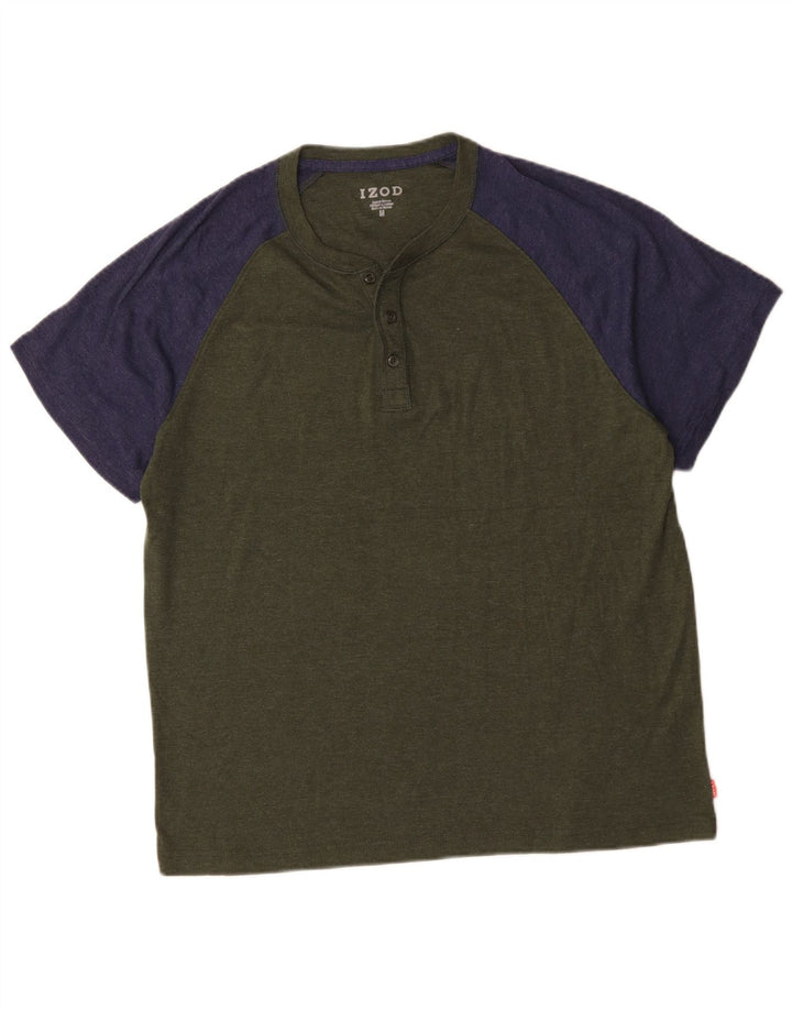 T-shirt da uomo IZOD Top color kaki medio
