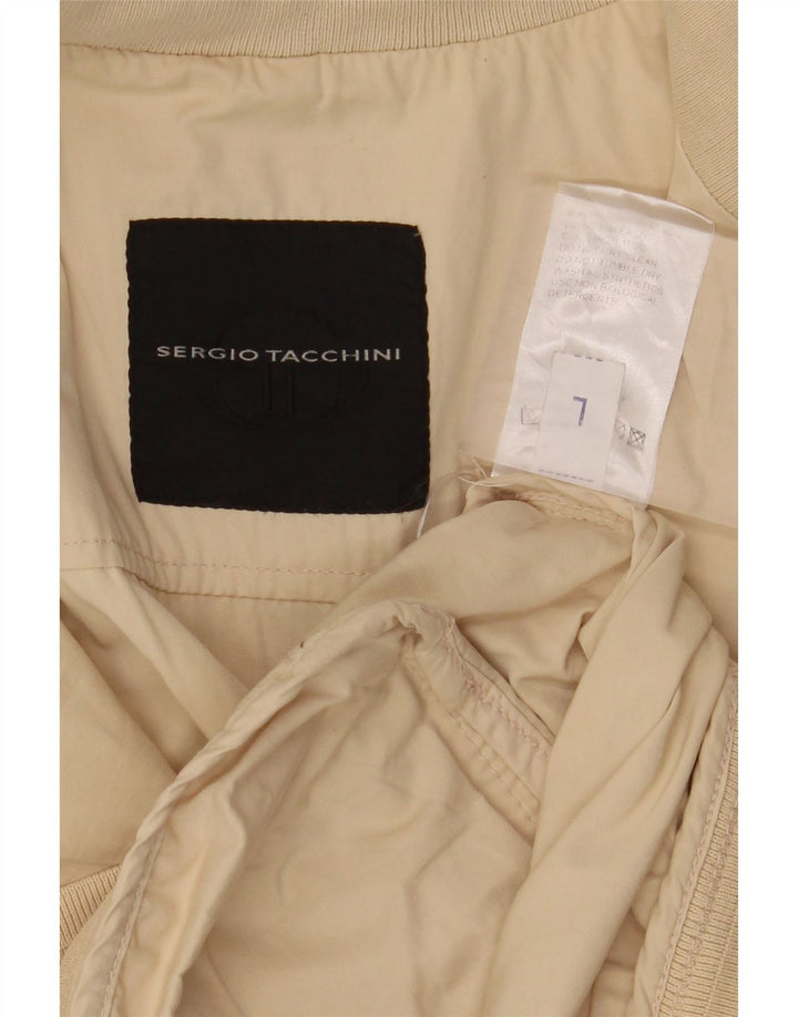 Giubbotto bomber da uomo Sergio Tacchini UK 40 grande cotone beige