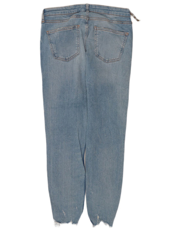 Jeans skinny effetto invecchiato da donna Zara EU 40 medio W30 L27 cotone blu