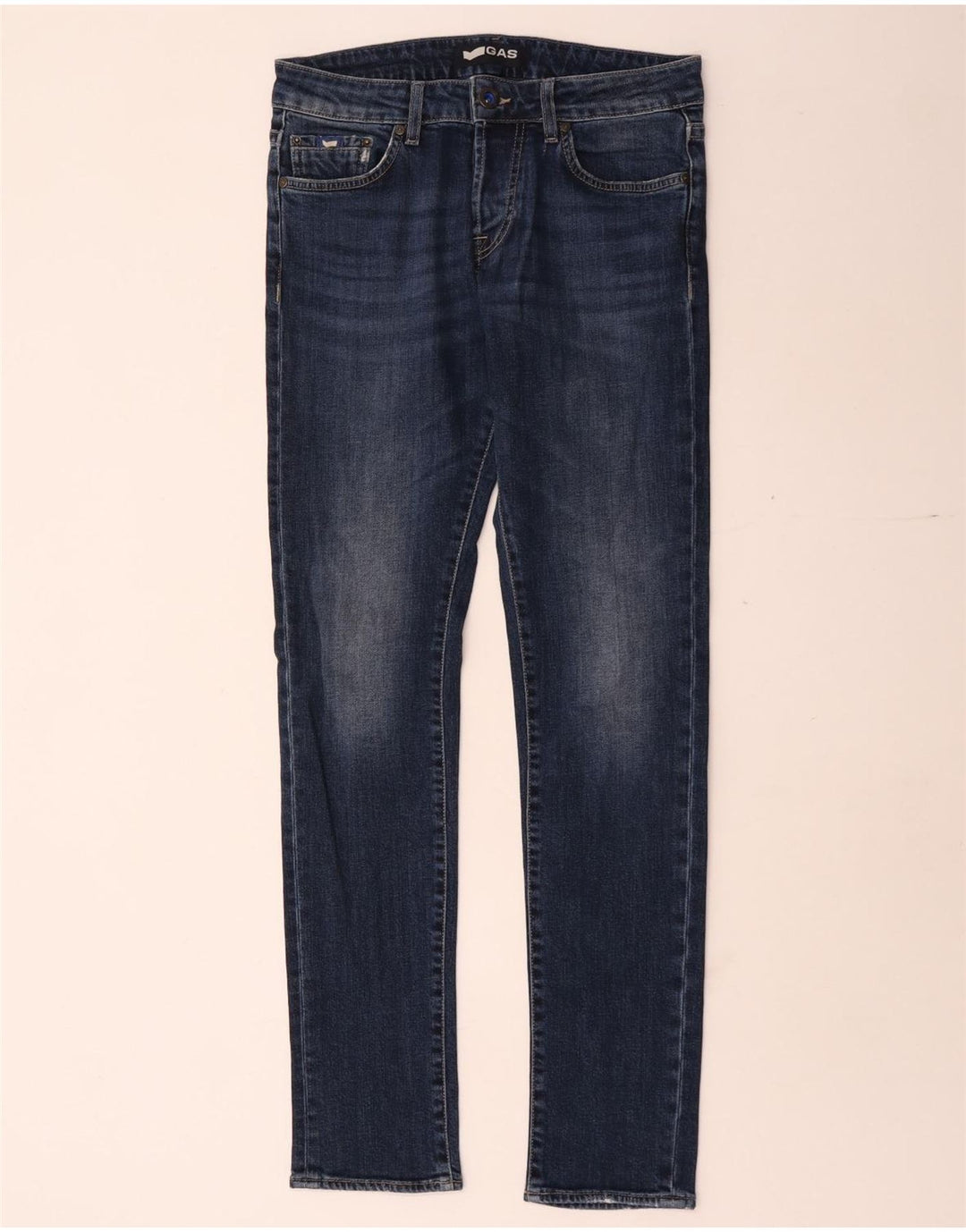 Jeans slim da donna Gas W29 L32 cotone blu