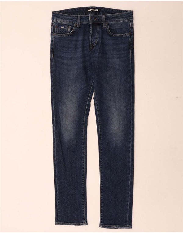 Jeans slim da donna Gas W29 L32 cotone blu