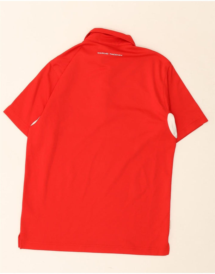 Polo da bambino SERGIO TACCHINI 13-14 anni XL Poliestere color block rosso