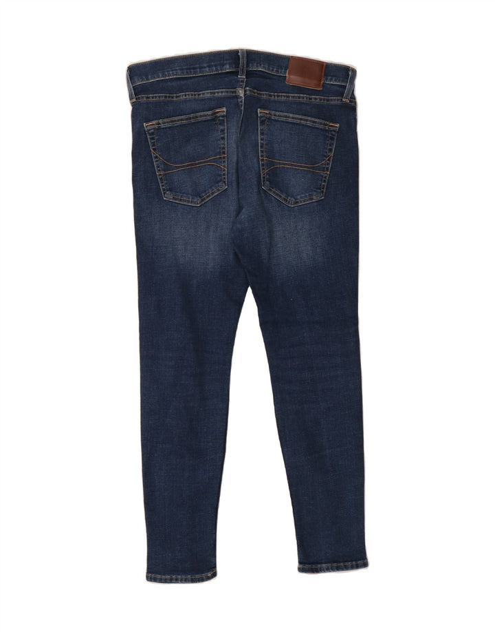 HOLLISTER Womens Skinny Jeans W33 L30 Blue Vintage Hollister and Second-Hand Hollister from Messina Hembry 