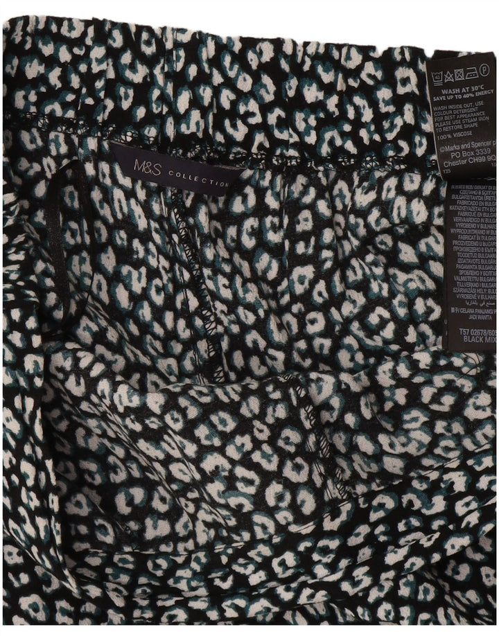Pantaloni Harem da donna Marks & Spencer UK 12 medi W32 L26 neri