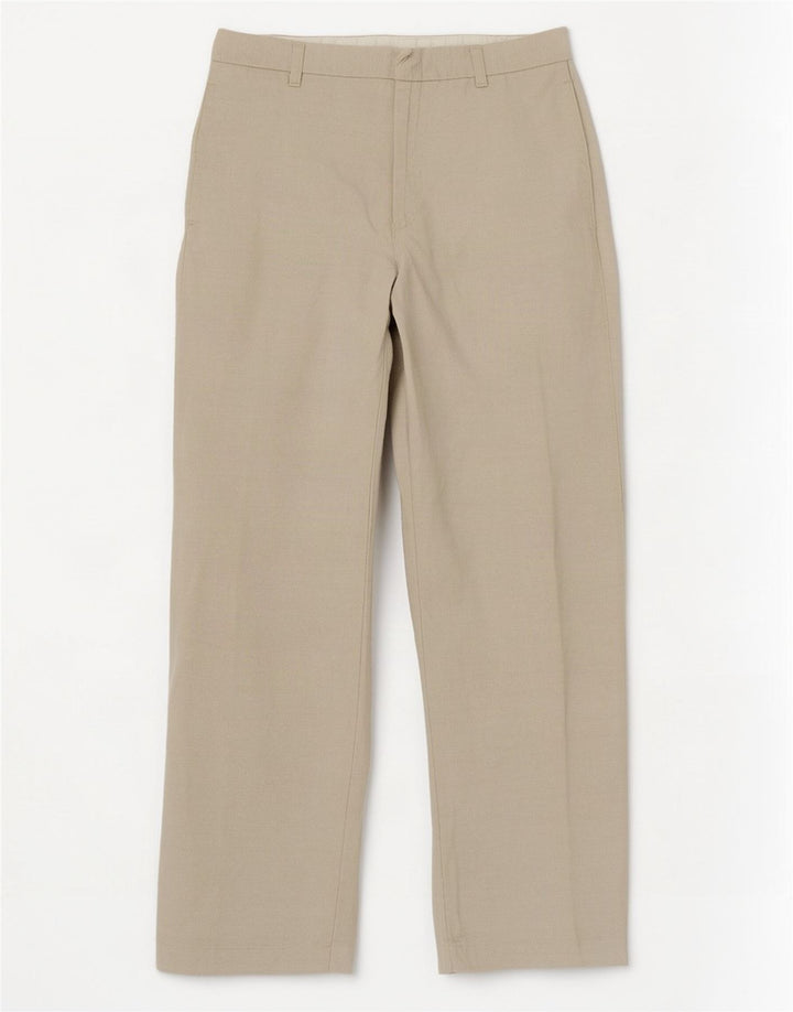 Pantaloni chino dritti da uomo vintage W32 L30 Beige