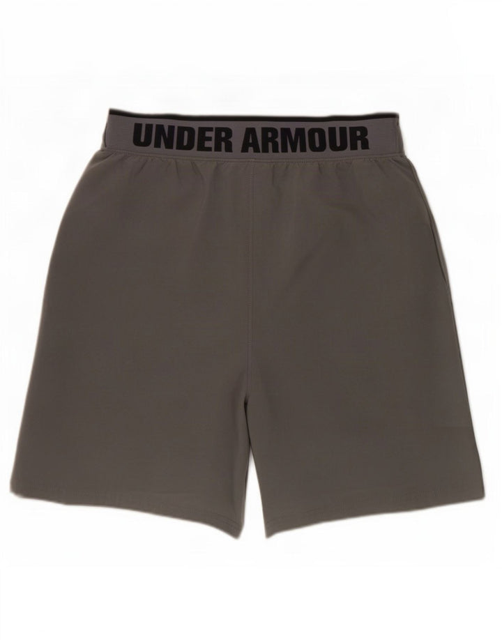 Pantaloncini sportivi Under Armour da uomo Heat Gear Graphic Poliestere grigio medio