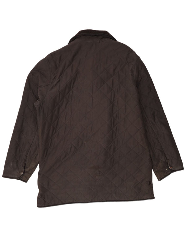 Giacca trapuntata da uomo Barbour UK 42 XL poliestere marrone