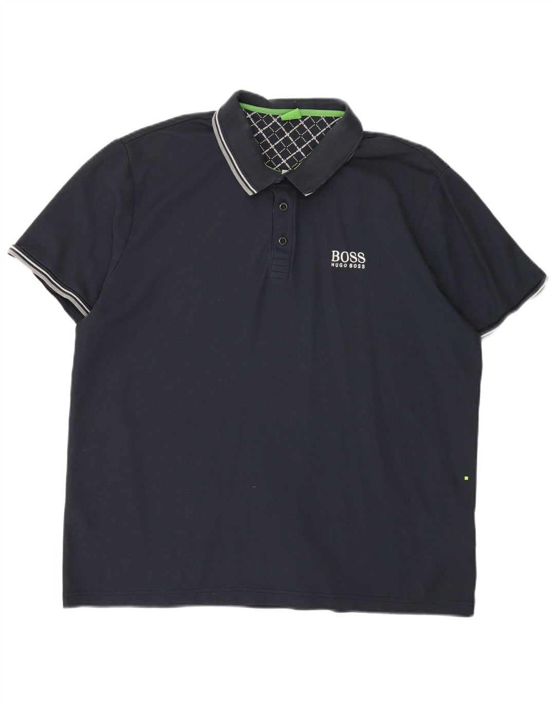 Polo da uomo HUGO BOSS 2XL in cotone blu navy