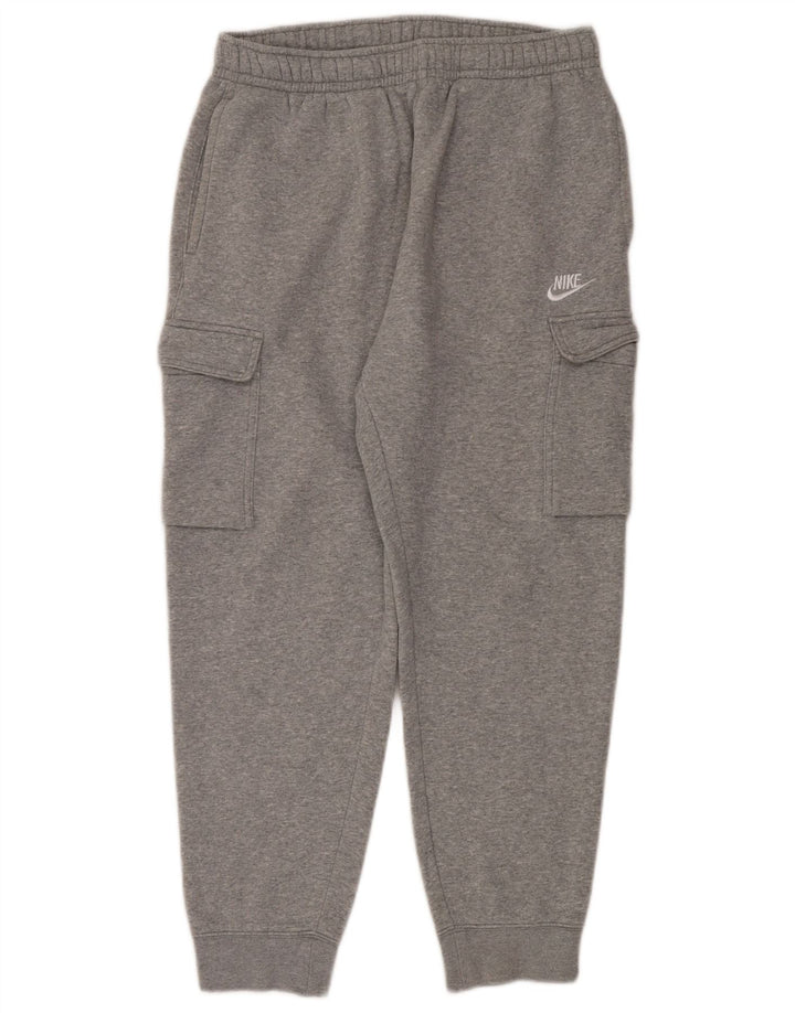 Pantaloni della tuta cargo Nike da uomo, pantaloni da jogging, cotone grigio medio